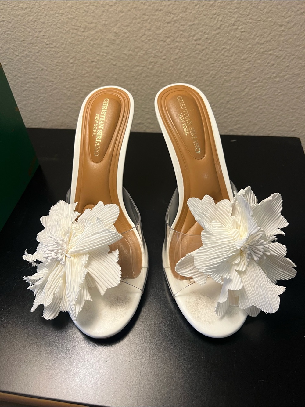 Christian Siriano Women's Joxa Flower Heeled Sandal | Size 8.5